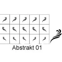 Airbrush Schablonen Abstrakt