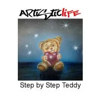 Airbrush Step by Step Schablone Teddy
