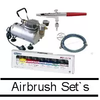 Airbrush Set:Kompressor,Pistole,Farben,Schlauch