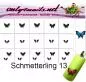 Mobile Preview: Airbrush Schablone Schmetterling 13