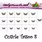 Mobile Preview: Airbrush Schablone Cuticle Tattoo 8