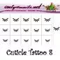 Preview: Airbrush Schablone Cuticle Tattoo 8