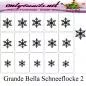 Mobile Preview: Airbrush Schablone Grande Bella Schneeflocke 2 XL