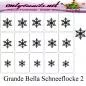 Preview: Airbrush Schablone Grande Bella Schneeflocke 2 XL