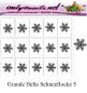 Preview: Airbrush Schablone Grande Bella Schneeflocke 5 XL