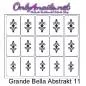 Preview: Airbrush Schablone Grande Bella Abstrakt 11 XL