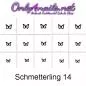 Preview: Airbrush Schablone Schmetterling 14