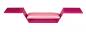 Preview: Armauflage aus Stahl für den Nageltisch Pink
