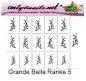 Mobile Preview: Airbrush Schablone Grande Bella Ranke 5