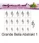 Preview: Airbrush Schablone Grande Bella Abstrakt 1XL