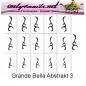 Mobile Preview: Airbrush Schablone Grande Bella Abstrakt 3XL