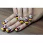 Preview: Nailart Schablone 15er Karte Fußball