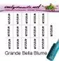 Preview: Airbrush Schablone Grande Bella Blume XL