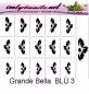 Mobile Preview: Airbrush Schablone Grande Bella Blü 3S