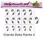 Mobile Preview: Airbrush Schablone Grande Bella Ranke 4S