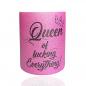 Preview: Glitzertasse Queen of fucking Everything Pink