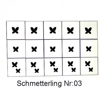 Airbrush Schablone Schmetterling 03