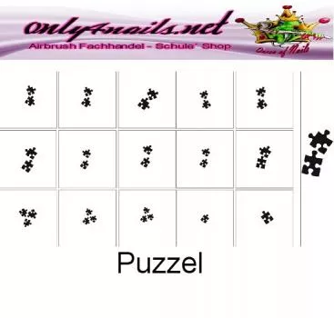 Airbrush Schablone Puzzel