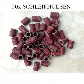 50x SCHLEIFHÜLSEN / SCHLEIFBÄNDER grob