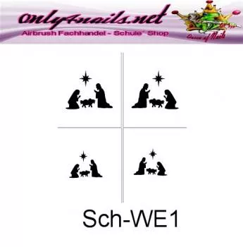 Schmuck Schablone Sch-WE1