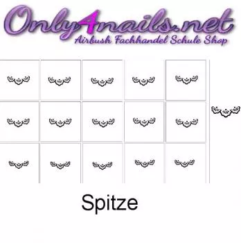 Spitze Airbrush Schablone