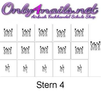 Airbrush Schablone Stern 4