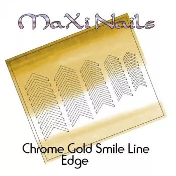 Chrome Smile Line Edge Gold
