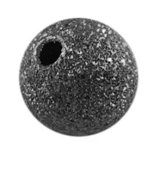 Sternenstaub Perle schwarz 10 mm