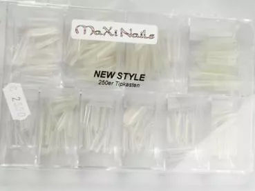 MaxiNails Profi Tunnel Tips clear 250