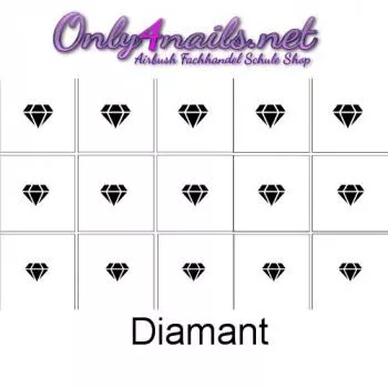 Airbrush Schablone Diamant