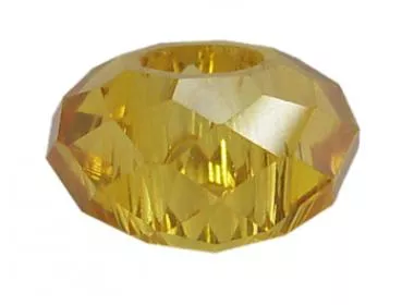 Rondell Perle, Gold 5 Stück