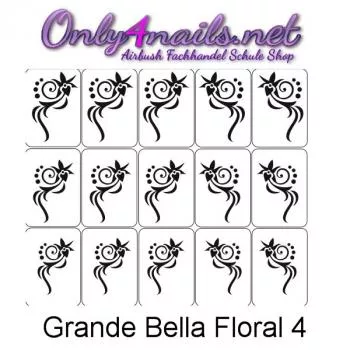 Airbrush Grande Bella Floral 4 XL