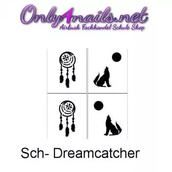 Airbrush Schmuck Schablone Dreamcatcher