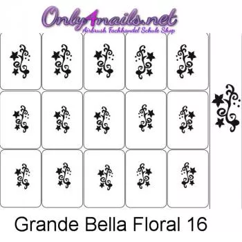 Airbrush Grande Bella Floral 16 XL