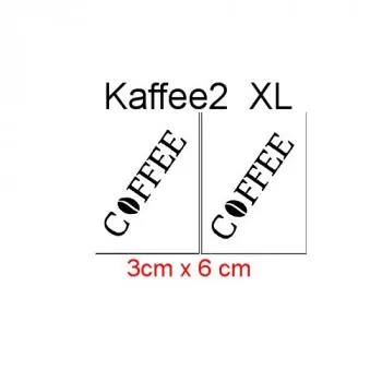 Schablone XL 2er Karte Kaffe 02