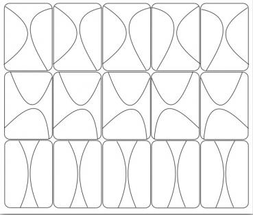 Preview: Free Style Schablone 15er Karte