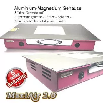 MaxiAir 2.0 Einbau Staubabsaugung in Pink