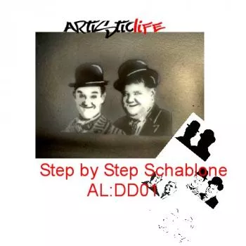 Airbrush Step by Step A4 Schablone AL-DuD