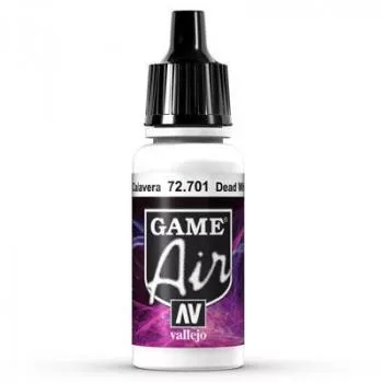 Vallejo Game Air 701 Dead White 17ml