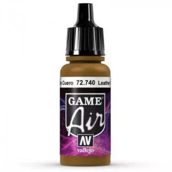 Vallejo Game Air 740 Leather Brown 17ml