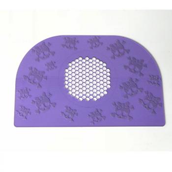 Preview: Acrylauflage Nagelstudio Tisch Transparent Skulls