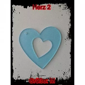 Acrylelement Herz 2 Gr:M