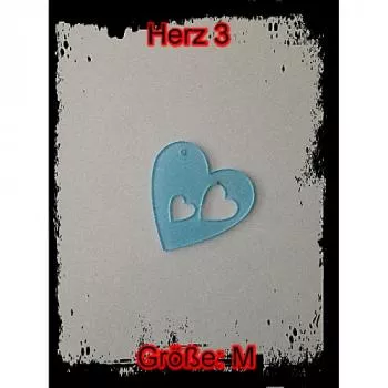 Acrylelement Herz 3 Gr:M