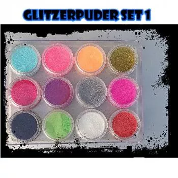 Glitzerpuder set Nr:1 je 3g