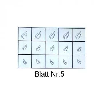 Airbrush Schablone Blatt 05