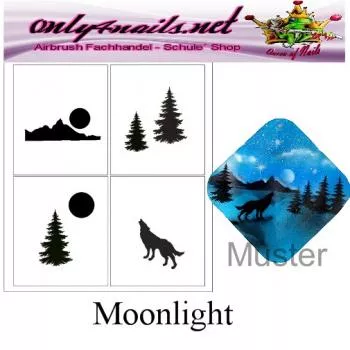 Schmuck Schablone Moonlight