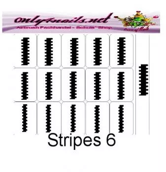 Airbrush Schablone Strips 6