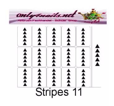 Airbrush Schablone Strips 11