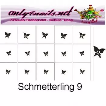 Airbrush Schablone Schmetterling 9