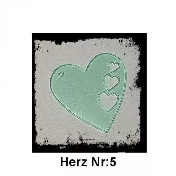Acrylelement Herz 5 Gr:S